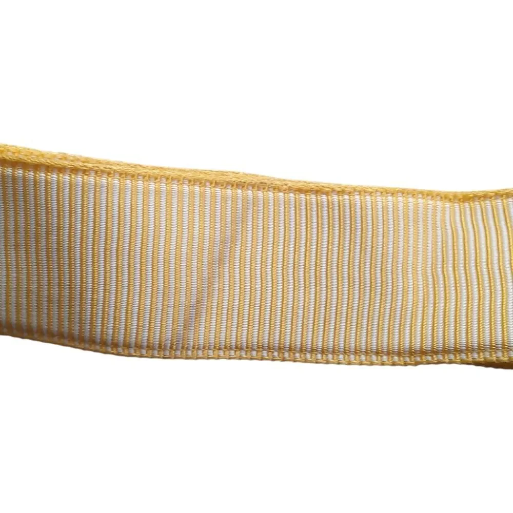 J. Crew Yellow Beige Ribbon Belt